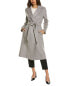 Фото #3 товара Cinzia Rocca Wool Long Coat Women's Grey 48