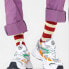 Цветные носки Happy Socks HS492-R "Линии в красно-желтых тонах" EU 36-40 - фото #4