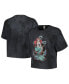 ფოტო #1 პროდუქტის Men's and Women's Black The Little Mermaid Anchor T-shirt