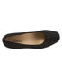 Фото #8 товара Trotters Doris T3235-013 Womens Black Narrow Suede Pumps Heels Shoes