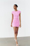 Фото #1 товара Платье миди ZARA с текстурным жаккардом