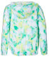 ფოტო #2 პროდუქტის Big Girls Spray Abstract-Print Convertible Full-Zip Hooded Jacket, Created for Macy's