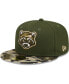 Фото #1 товара Men's Olive/Camo Hudson Valley Renegades Theme Night 59FIFTY Fitted Hat