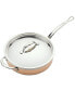 Фото #2 товара CopperBond Copper Induction 3.5-Quart Covered Saute with Helper Handle