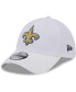 Фото #1 товара Men's White New Orleans Saints Main 39THIRTY Flex Hat
