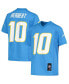 ფოტო #2 პროდუქტის Big Boys Justin Herbert Powder Blue Los Angeles Chargers Replica Player Jersey