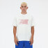 Фото #1 товара New Balance Men's Science Schematic T-Shirt White Size XS