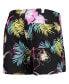 Men's Black Texas Longhorns Neon Floral Swim Trunks