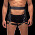 Фото #1 товара Костюм для БДСМ INTOYOU BDSM LINE Didier Leg and Waist Bondage Harness Adjustable