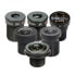 Фото #1 товара Set of M12 1,56-25mm lenses for Raspberry camera + CS and C-CS adapter - 6 pcs. - ArduCam LK003