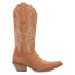 Фото #1 товара Dingo Hot Sauce Embroidered Snip Toe Cowboy Womens Brown Casual Boots DI196-255