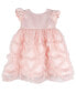 Baby Girl Social Dress with Heart Soutache Skirt