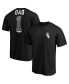 Фото #2 товара Men's Black Chicago White Sox Number One Dad Team T-shirt