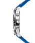ფოტო #3 პროდუქტის Men's Skipper Dual Time Zone Blue Silicone Strap Watch 44mm, Created for Macy's