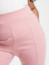Yours tapered trouser in blush pink