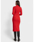 ფოტო #7 პროდუქტის Women's Ribbed Maternity Dress