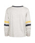 ფოტო #3 პროდუქტის Women's Oatmeal Distressed Michigan Wolverines Vault All Class Lena Long Sleeve T-shirt