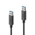 Фото #1 товара Разъем USB-кабеля PureLink IS2411-010 - 1 м - USB A - USB A - USB 3.2 Gen 2 (3.1 Gen 2) - 10000 Mбит/с - черный