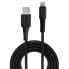 Фото #2 товара Lindy 3m USB to Lightning Cable black - 3 m - USB A - USB 2.0 - Black