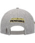 Фото #2 товара Men's Gray Pittsburgh Penguins Classic Logo Snapback Hat