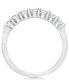 Фото #10 товара Кольцо Macy's Seven Diamond Band in 14k Gold or White Gold