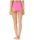 Фото #2 товара Stella McCartney 266251 Women's High Waist Pink Bikini Bottom Swimwear Size L