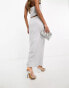 Фото #2 товара Kaiia tailored split front maxi skirt co-ord in grey