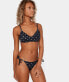 Фото #1 товара RVCA 282892 Women Mid Rise French Cut Bikini Bottom - Foulard French, Size Large