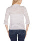 Фото #2 товара Women's Metallic Pointelle Stitch Cardigan