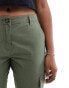 JDY tapered cargo pant in khaki