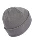 adidas Originals trefoil patch beanie in grey