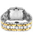 ფოტო #3 პროდუქტის Women's Avenue of Americas Mini Swiss Quartz Two-Tone Stainless Steel Bracelet Watch 32mm