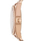 ფოტო #2 პროდუქტის Women's Scarlette Rose Gold-Tone Stainless Steel Bracelet Watch 32mm