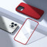 Etui pokrowiec do iPhone 13 Pro obudowa na tył i przód + szkło hartowane czerwony