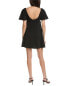 Фото #2 товара Amanda Uprichard Brianna Mini Dress Women's Black Xs