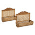 Wall mounted coat hanger Bamboo 50,5 x 20 x 42,5 cm (2 Units)