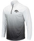 Фото #1 товара Men's Gray Iowa Hawkeyes Magic Team Logo Quarter-Zip Jacket