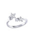 Фото #1 товара Кольцо LuvMyJewelry Star Diamond Open Women