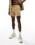 Polo Ralph Lauren Prepsters icon logo linen shorts in khaki tan CO-ORD