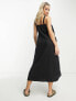 Cotton On Maternity loose maxi dress in black