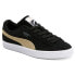 Фото #3 товара Puma Suede Classic T7 Lace Up Womens Black Sneakers Casual Shoes 39006702
