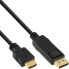 Фото #2 товара InLine DisplayPort to HDMI Converter Cable black 7.5m