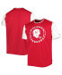 Фото #2 товара Men's Red and White Wisconsin Badgers Iconic Block T-shirt