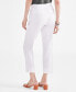 Women's Mid-Rise Linen Blend Ankle-Length Pants, Created for Macy's