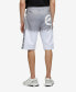 Фото #2 товара Men's Big and Tall Cleaned Dipped Fleece Drawstring Shorts
