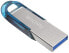Фото #4 товара SanDisk Ultra Flair - 32 GB - USB Type-A - 3.2 Gen 1 (3.1 Gen 1) - 150 MB/s - Capless - Blue - Silver