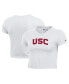 ფოტო #1 პროდუქტის Women's White USC Trojans Core Baby T-Shirt