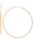 ფოტო #1 პროდუქტის Polished Continuous Hoop Earrings in 14k Gold (2-3/8")