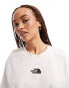 Фото #6 товара The North Face Oversized heavyweight t-shirt in cream Exclusive at ASOS