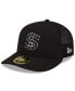 Фото #1 товара Men's Black Chicago White Sox 2022 Batting Practice Low Profile 59FIFTY Fitted Hat